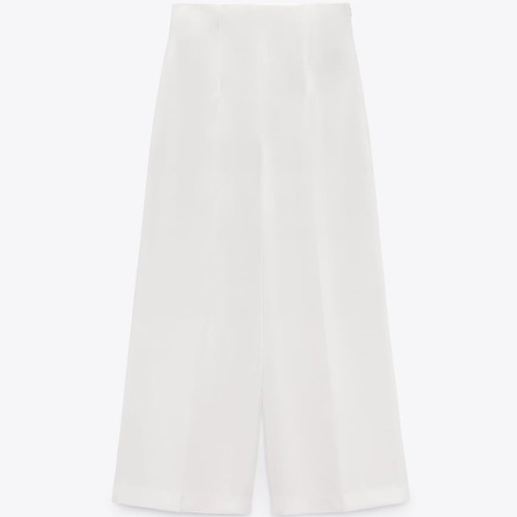 BNWT ZARA High waisted Wide leg culottes - Picture 6 of 8